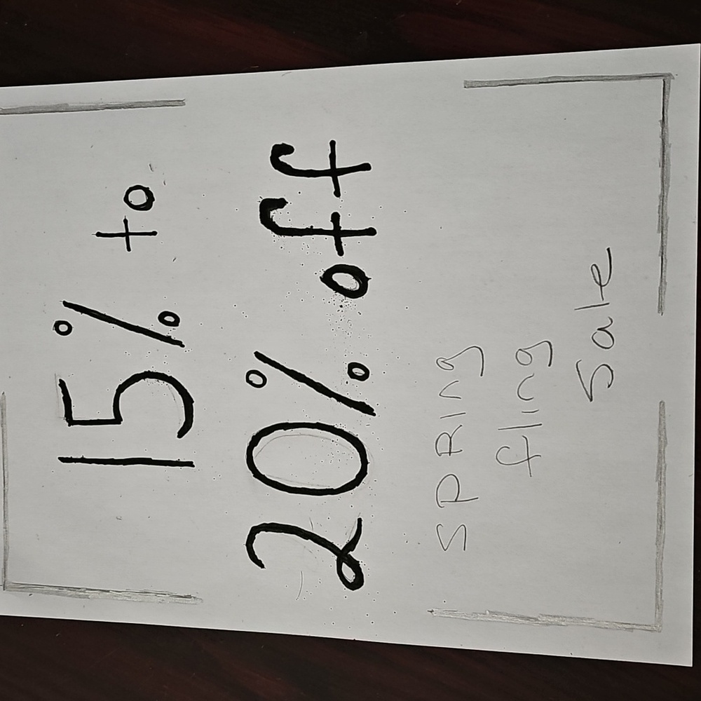 Discount sale